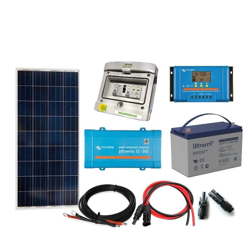 Kit Solaire Autonome 175Wc Victron Energy Convertisseur 230V – 250VA