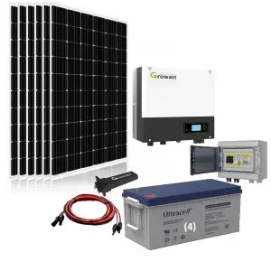Kit Solaire Autonome 5400Wc GROWATT